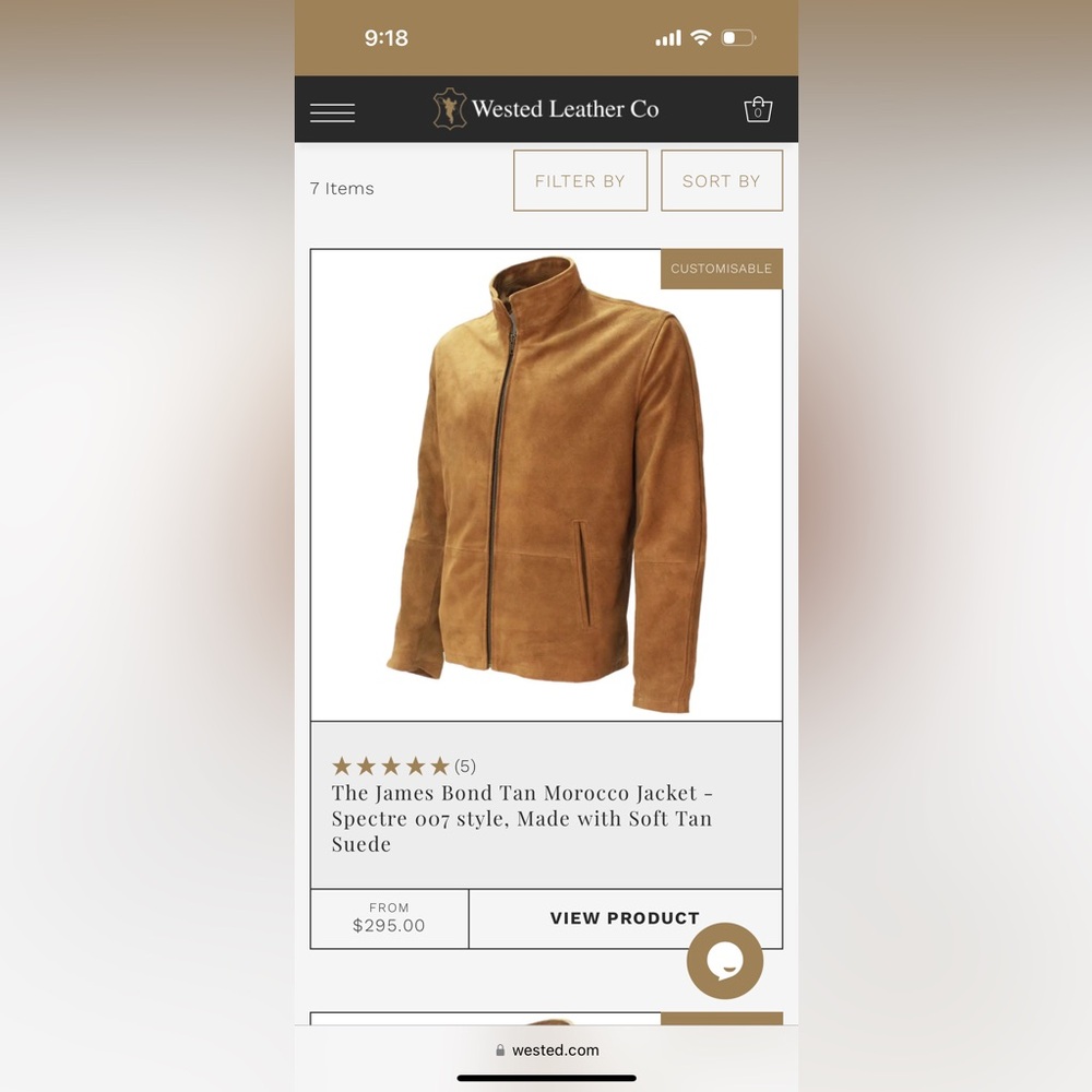 Wested Leather Co. Spectre 007 Jacket